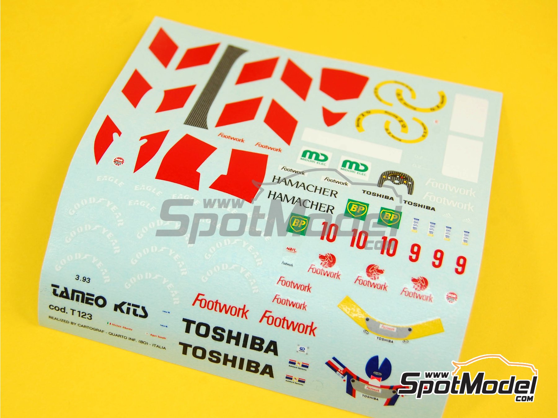 Kit Miniature Tameo TMK 161 - Footwork Arrows German GP 1992 - Échelle 1/43